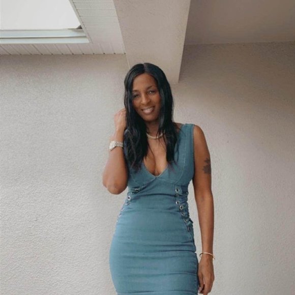 You Go Girl Dark Denim Dress - Picture 2 of 10